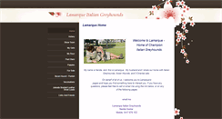 Desktop Screenshot of lamarqueitaliangreyhounds.com